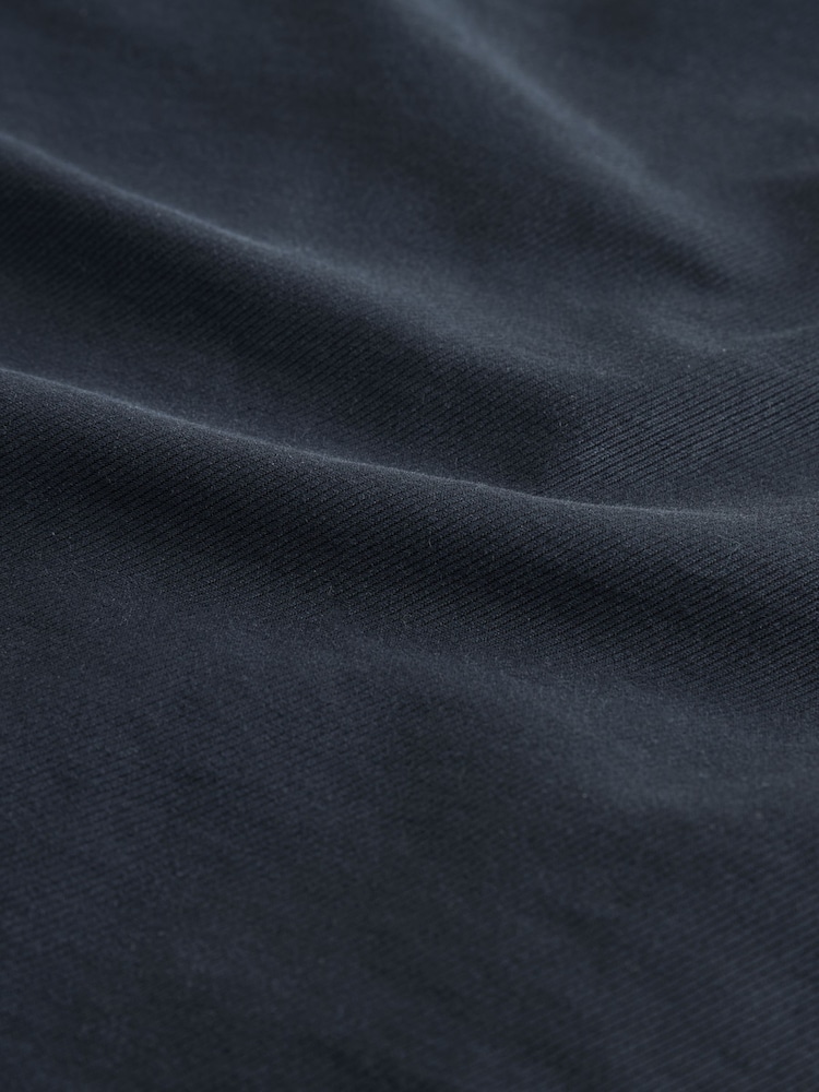 Navy Blue Slim Fit Smart Cotton Tencel Blend Chinos With Stretch - Image 5 of 5