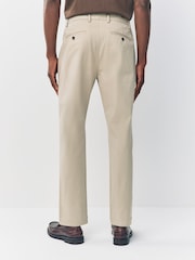 Stone Slim Fit Smart Cotton Tencel Blend Chinos With Stretch - Image 2 of 10