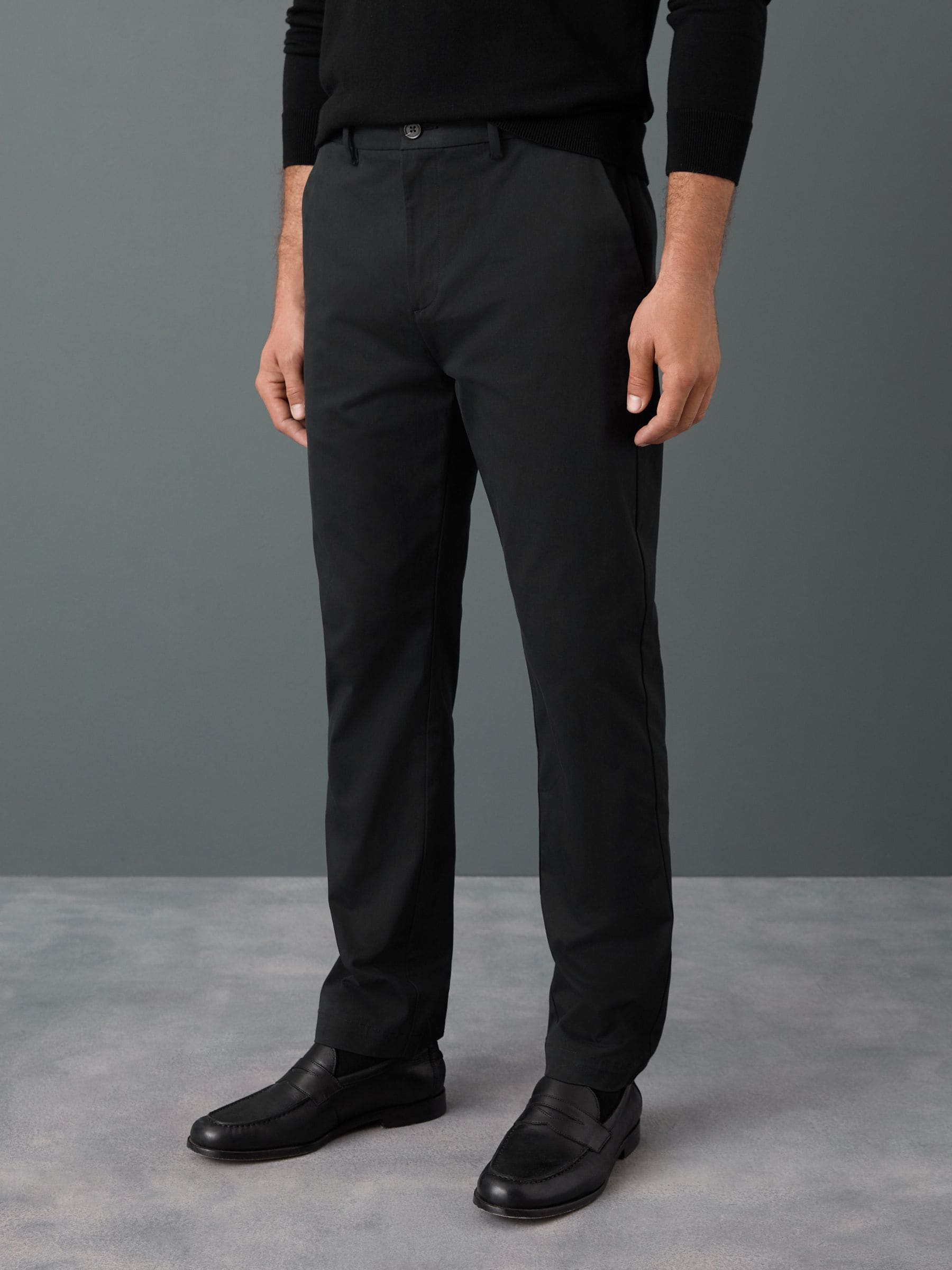 Buy Black Slim Fit N. Premium Smart Cotton TENCEL™ Lyocell Blend