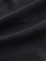 Black Slim Fit Smart Cotton Tencel Blend Chinos With Stretch - Image 2 of 5