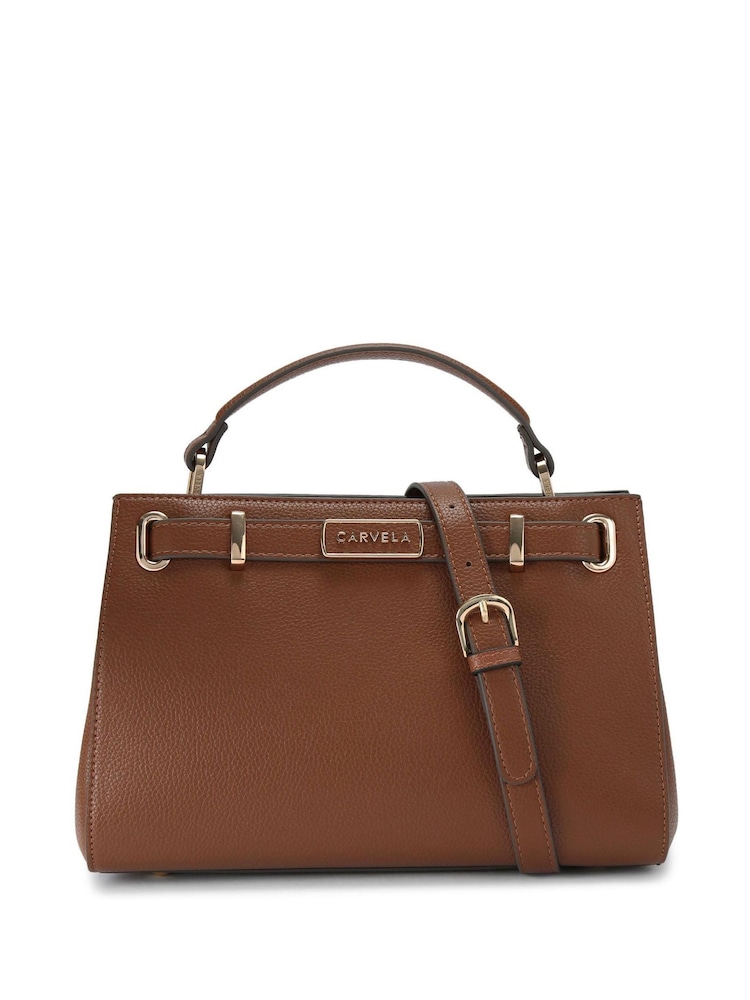 Carvela Violet Belted Midi Black Bag - Image 1 of 2 Carvela Violet Belted Midi Black Bag - Image 1 of 2