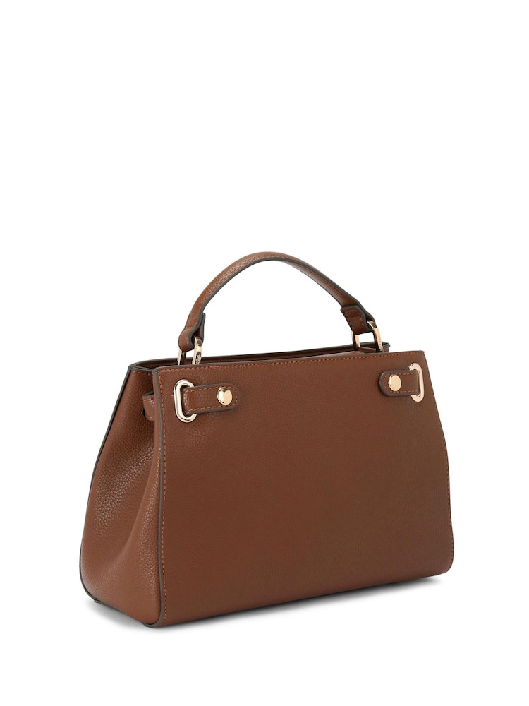 Natural - Bolsa Midi Preta com Cinto Violeta Carvela - Imagem 2 de 5