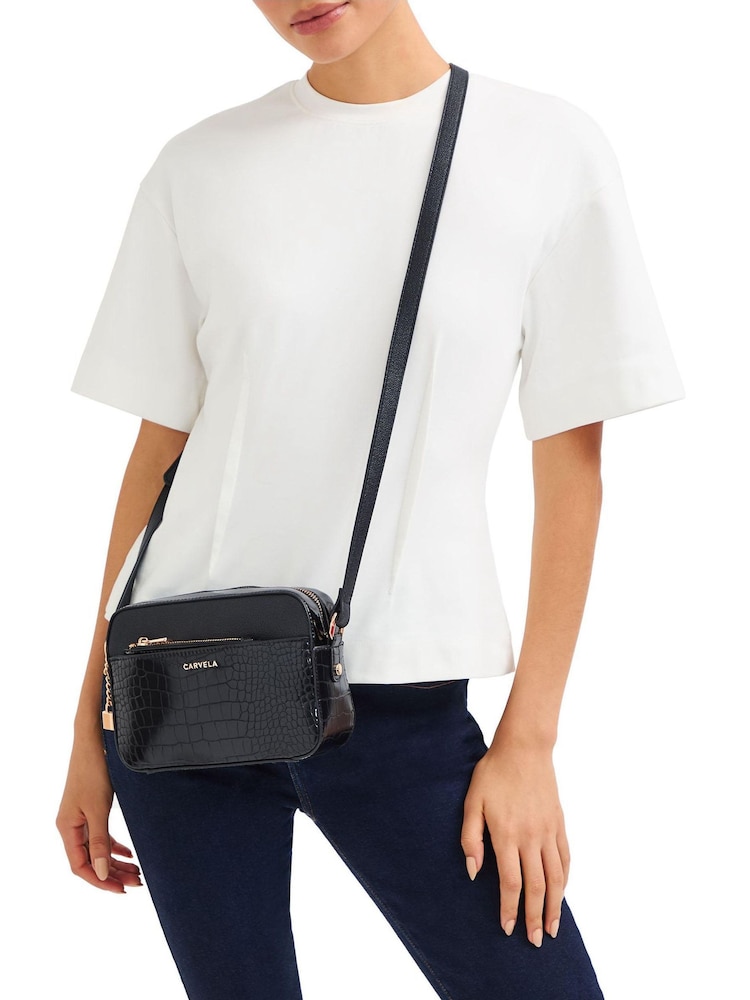 Carvela Latte Camera Black Bag - Image 1 of 5