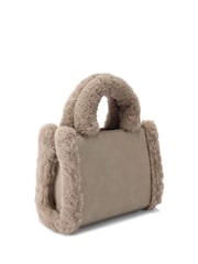 Carvela Frame Micro Faux Fur Bag - Image 2 of 5