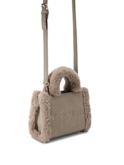 Carvela Frame Micro Faux Fur Bag - Image 3 of 5