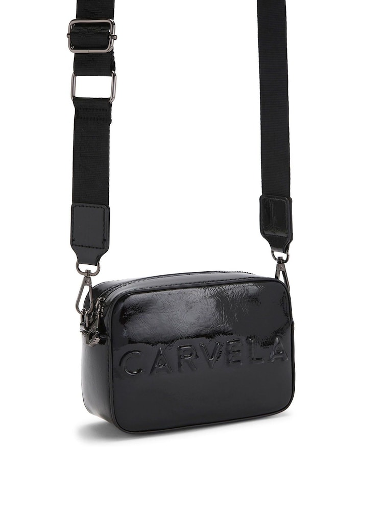 Carvela Frame Mini X Body Black Bag - Image 5 of 5