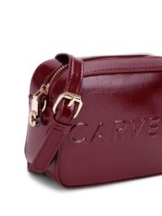 Carvela Red Frame Mini X Body Bag - Image 5 of 5