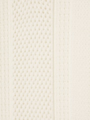 Bela - Reiss Texas tekstured-pletena polo majica s polovično zadrgo - Slika 4 iz 4