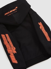 Reiss Black Zak 3-9 yrs Unisex Fit McLaren F1 Team Cotton Logo Hoodie - Image 6 of 7