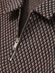 Polo con diseño de jacquard geométrico Baines de Reiss - Imagen 4 de 4