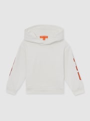 Blanco - Reiss Zak Unisex Fit McLaren F1 Team Cotton Logo Hoodie - Imagen 2 de 7