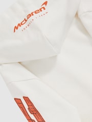 Blanco - Reiss Zak Unisex Fit McLaren F1 Team Cotton Logo Hoodie - Imagen 6 de 7
