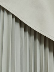 Acler Ellenbrook Wrap Maxi Stone Grey Dress with Pleated Skirt - Image 6 of 6