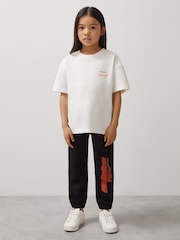 Blanco - Reiss District Unisex Fit McLaren F1 Team Tyre Oversized T-Shirt - Imagen 3 de 6