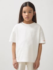 Reiss White Nakata 9-13 yrs McLaren F1 Team Oversize Logo T-Shirt Unisex Fit - Image 1 of 8