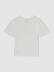 Reiss White Nakata 9-13 yrs McLaren F1 Team Oversize Logo T-Shirt Unisex Fit - Image 2 of 8