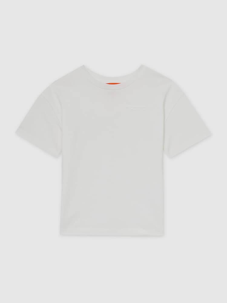 Reiss White Nakata 9-13 yrs McLaren F1 Team Oversize Logo T-Shirt Unisex Fit - Image 2 of 8