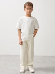 Reiss White Nakata 9-13 yrs McLaren F1 Team Oversize Logo T-Shirt Unisex Fit - Image 4 of 8