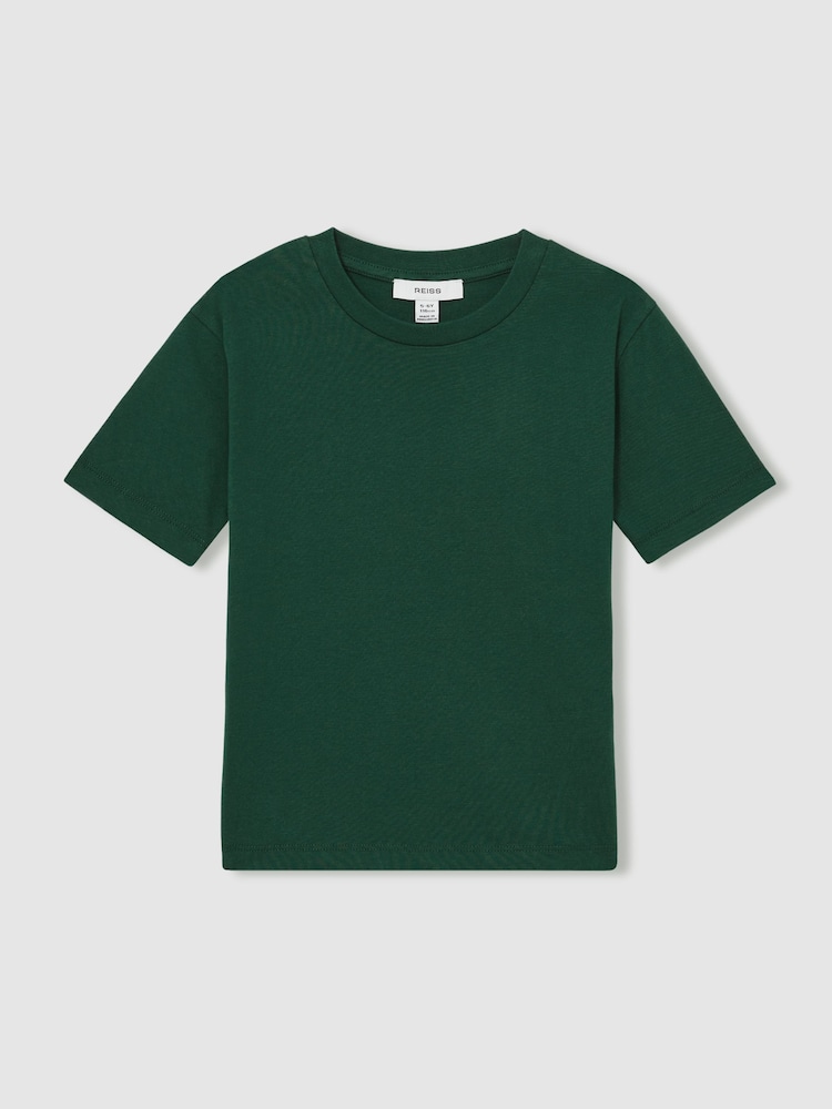 Reiss Amiee Green Honor Crew-Neck T-Shirt - Image 2 of 4