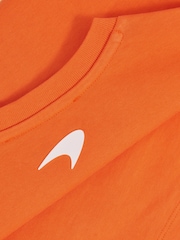 Reiss Papaya Nakata 3-9 yrs McLaren F1 Team Oversize Logo T-Shirt Unisex Fit - Image 8 of 8