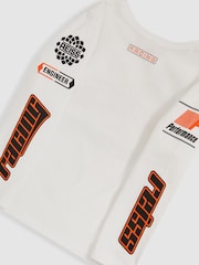 Reiss Oval Unisex Fit McLaren F1 Team Cotton Logo T-Shirt - Imagen 6 de 8