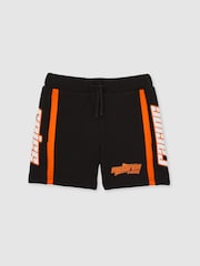 Negro/naranja - Reiss Ride Unisex Fit McLaren F1 Team Drawstring Shorts - Imagen 2 de 8