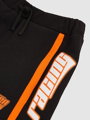 Negro/naranja - Reiss Ride Unisex Fit McLaren F1 Team Drawstring Shorts - Imagen 6 de 8