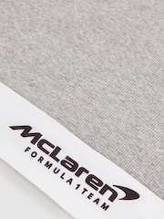 Reiss Grey Melange Cloud McLaren F1 Team Ribbed Cropped Vest - Image 7 of 7