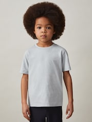 Reiss Mint Blue Honor Crew-Neck T-Shirt - Image 1 of 4
