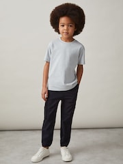 Reiss Mint Blue Honor Crew-Neck T-Shirt - Image 3 of 4