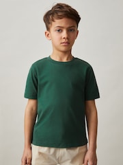 Зеленый Amiee - Футболка с круглым вырезом Reiss Honor - Изображение 3 из 4