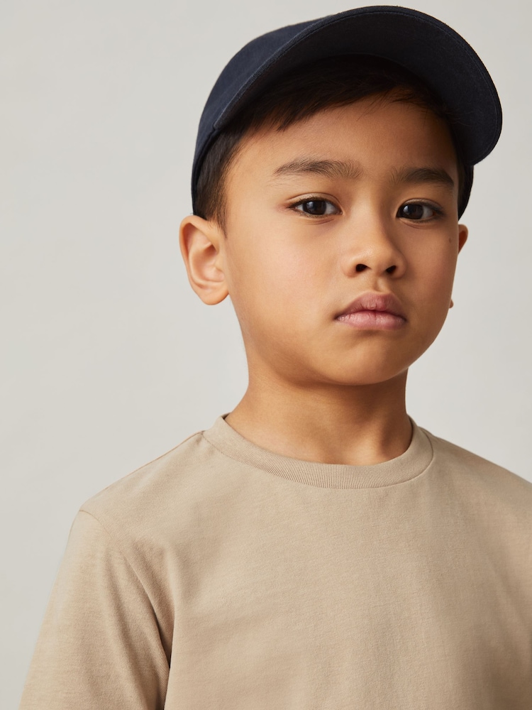 Reiss Stone Honor 9-13 yrs Cotton Crew-Neck T-Shirt - Image 1 of 4 Reiss Stone Honor 9-13 yrs Cotton Crew-Neck T-Shirt - Image 1 of 4