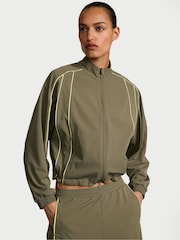 Victoria's Secret Desert Cactus Green ActiveFlex Full Zip Jacket - Image 1 of 3
