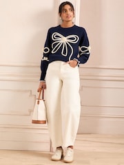 Love & Roses Kuscheliger Pullover mit Rundhalsausschnitt - Bild 3 von 4