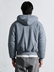 Religion Black Reversible Hooded Bomber Jacket - Image 5 of 7