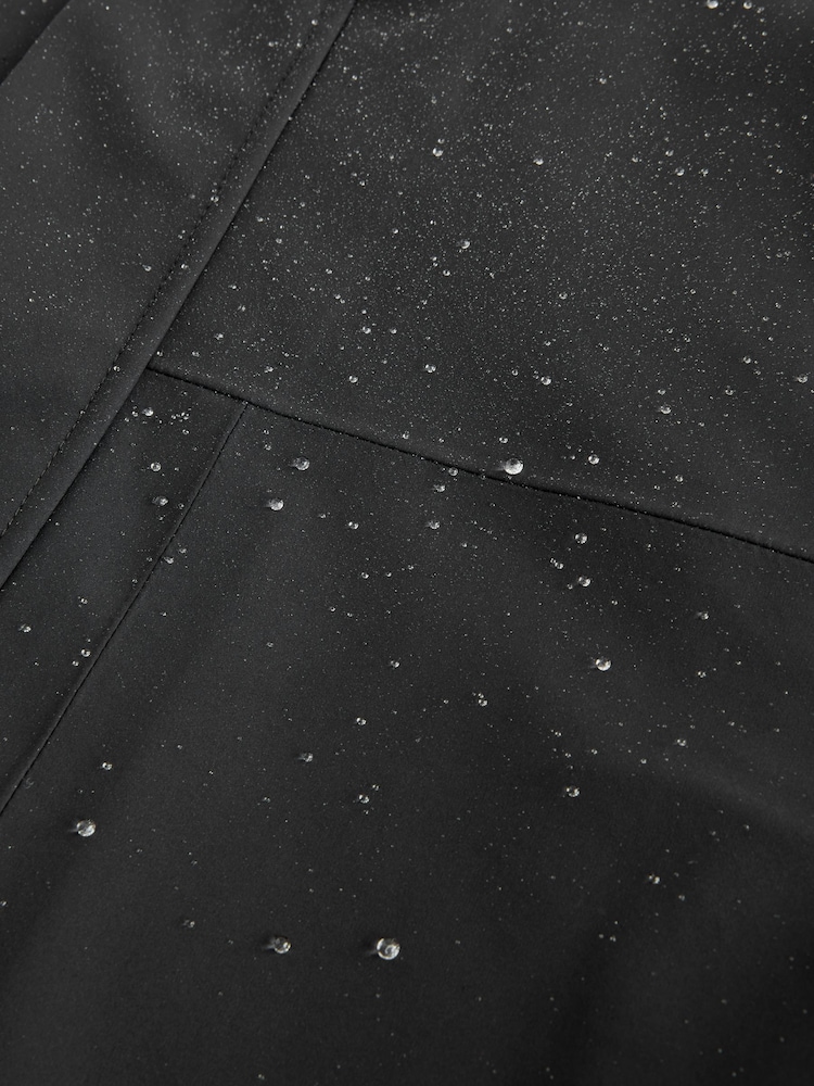 Black Drytech Waterproof Hooded Coat with Taped Seams - Image 11 of 11 Black Drytech Waterproof Hooded Coat with Taped Seams - Image 11 of 11