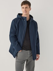 Mornarica - Waterproof Lightweight Hooded Jacket With Taped Seams - Slika 1 iz 13