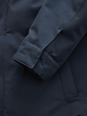Navy Quilted Shower Resistant Jacket - Image 10 of 10