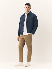 Navy Quilted Shower Resistant Jacket - Image 3 of 10