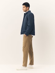 Navy Quilted Shower Resistant Jacket - Image 5 of 10