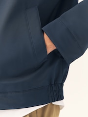 Navy Quilted Shower Resistant Jacket - Image 6 of 10
