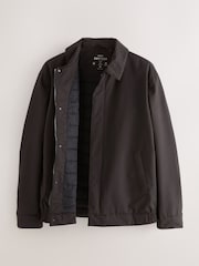 Brown Quilted Shower Resistant Jacket - Image 2 of 5