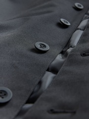 Black Quilted Shower Resistant Hooded Jacket - Image 9 of 12