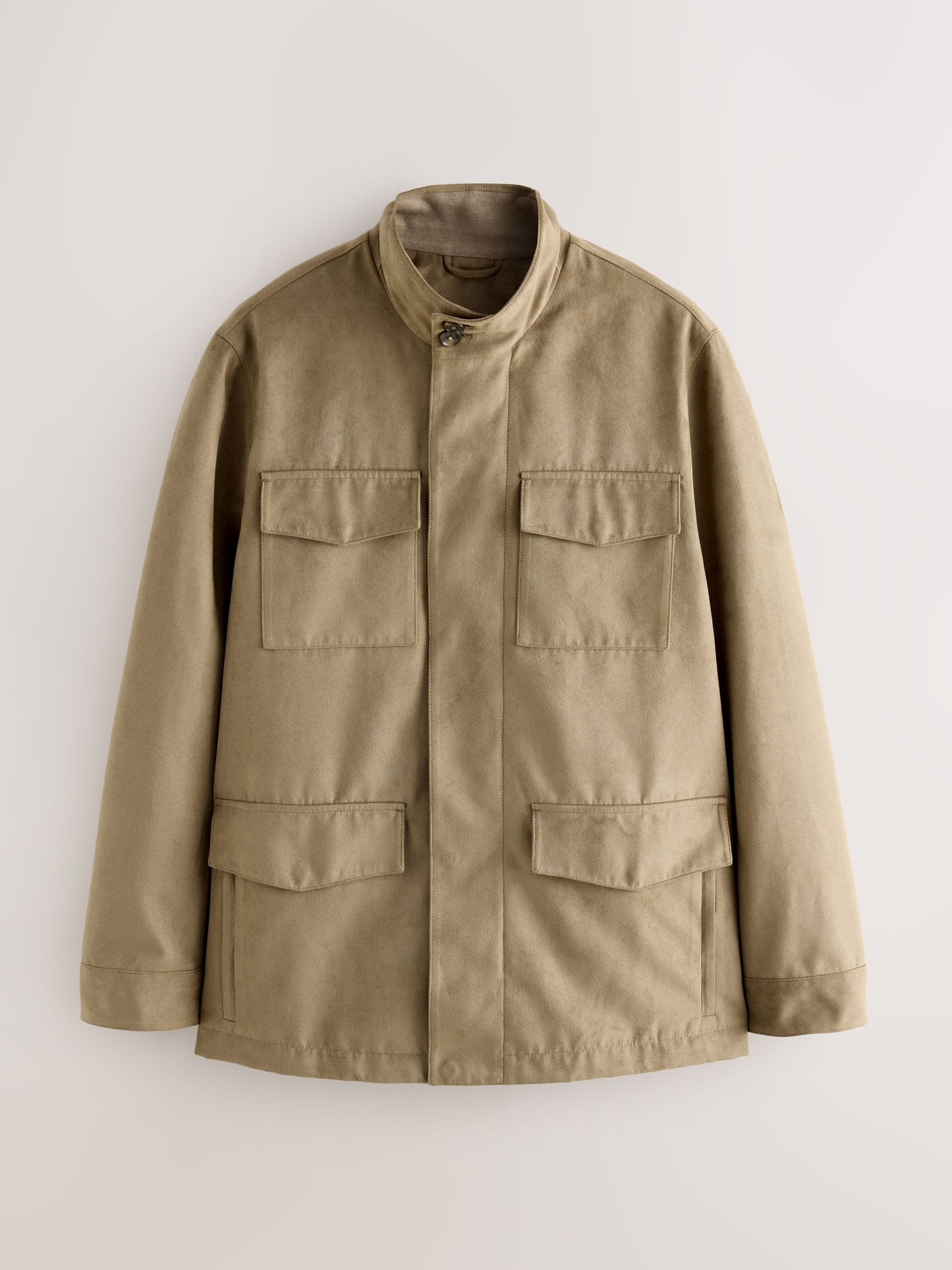 Buy Tan Brown Faux Suede Four Pocket Jacket from Next USA