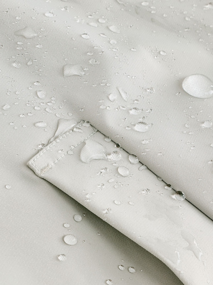 Grey Shower Resistant Padded Funnel Neck Coat - Image 11 of 11 Grey Shower Resistant Padded Funnel Neck Coat - Image 11 of 11