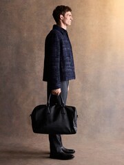 Navy Wool Rich Italian Fabric Textured Jacket - Image 5 of 12
