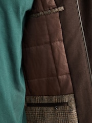 Green Signature Moon Four Pocket Funnel Neck Showerproof Coat - Image 7 of 10