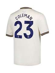 Castore White Everton Third Shirt 2024-25 Kids Coleman 23 - Image 3 of 3