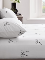 Bow Fitted Sheet and Pillowcase Set - Imagem 1 de 3