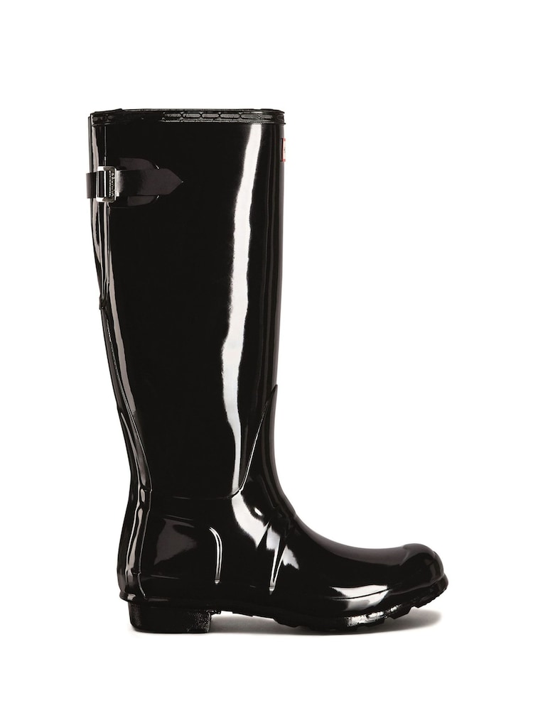 Hunter Womens Original Tall Side Adjustable Wellington Boots - Image 1 of 4